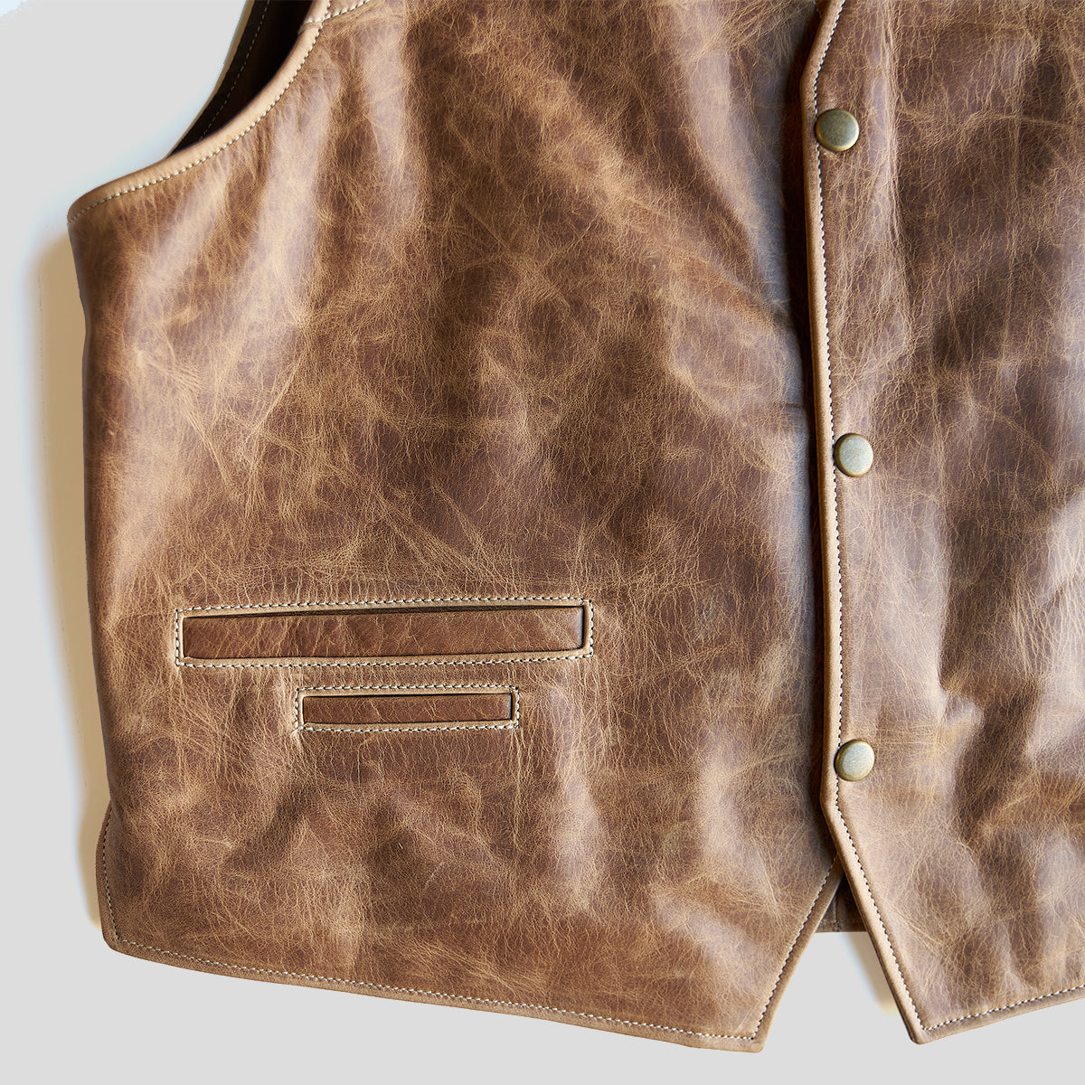 No.169 Garrison Vest | LE Stagecoach Tan