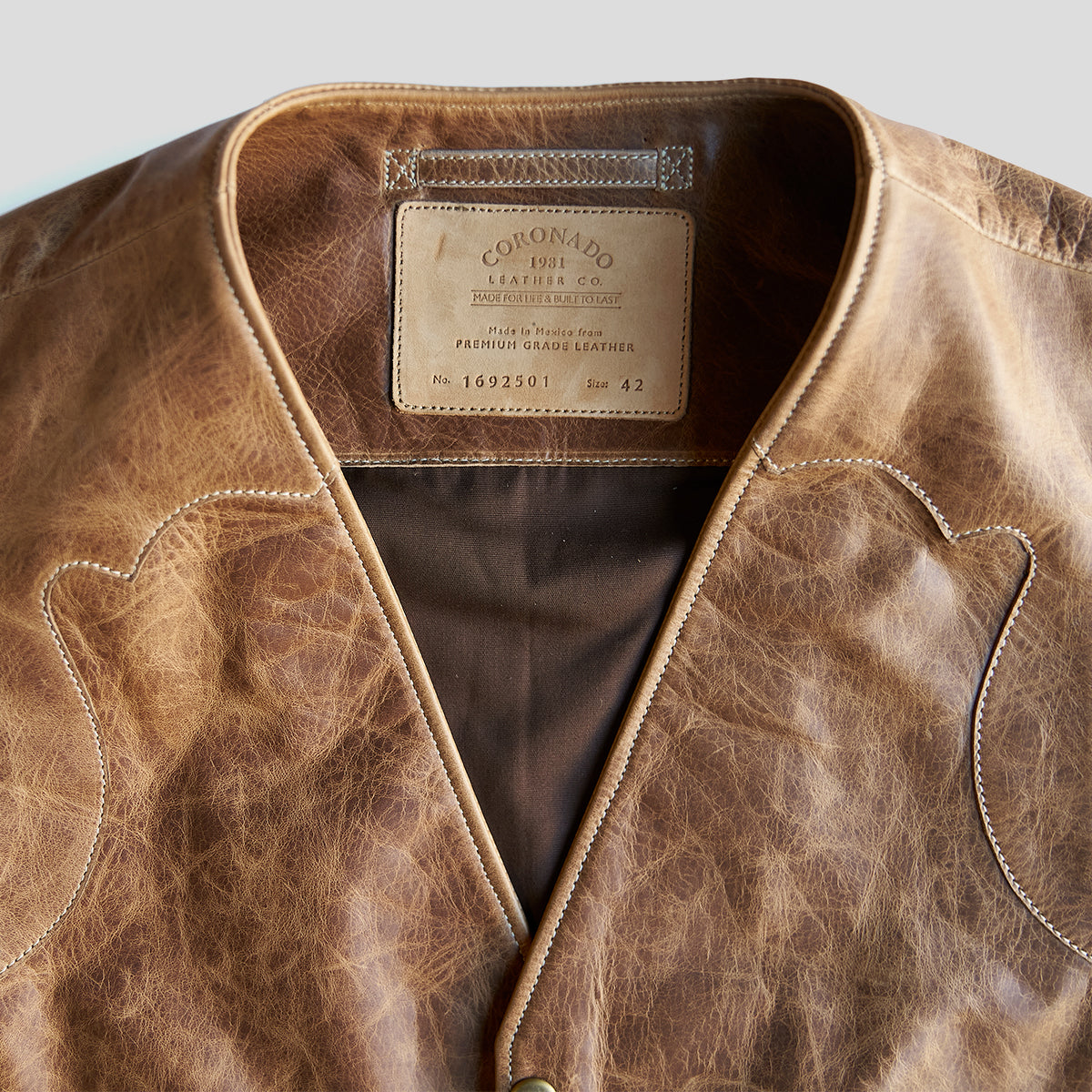 No.169 Garrison Vest | LE Stagecoach Tan