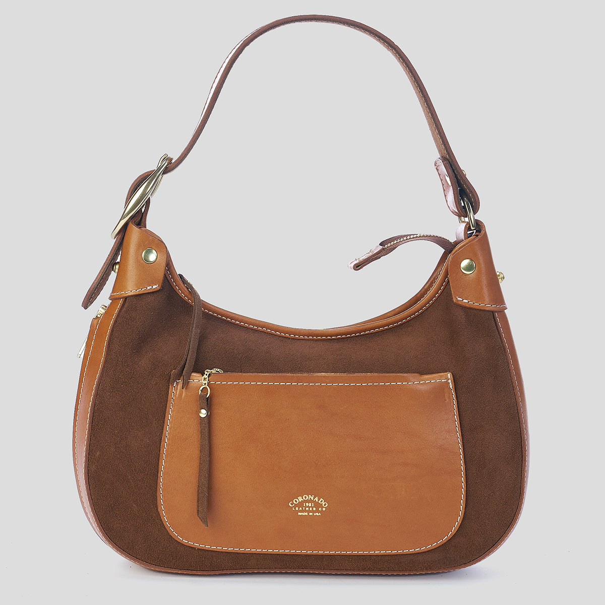 Jackie Hobo No.2 | Suede Brown x10