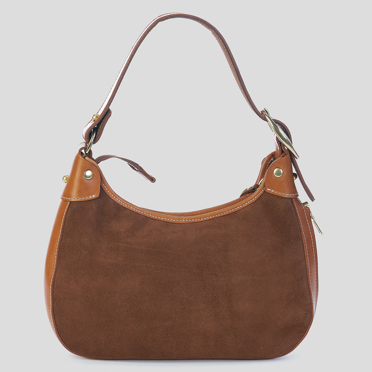 Jackie Hobo No.2 | Suede Brown x10
