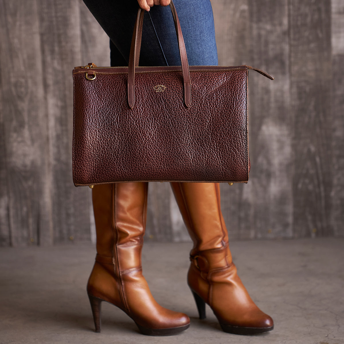 Adella Satchel No.600 | Horween® Bison Brown