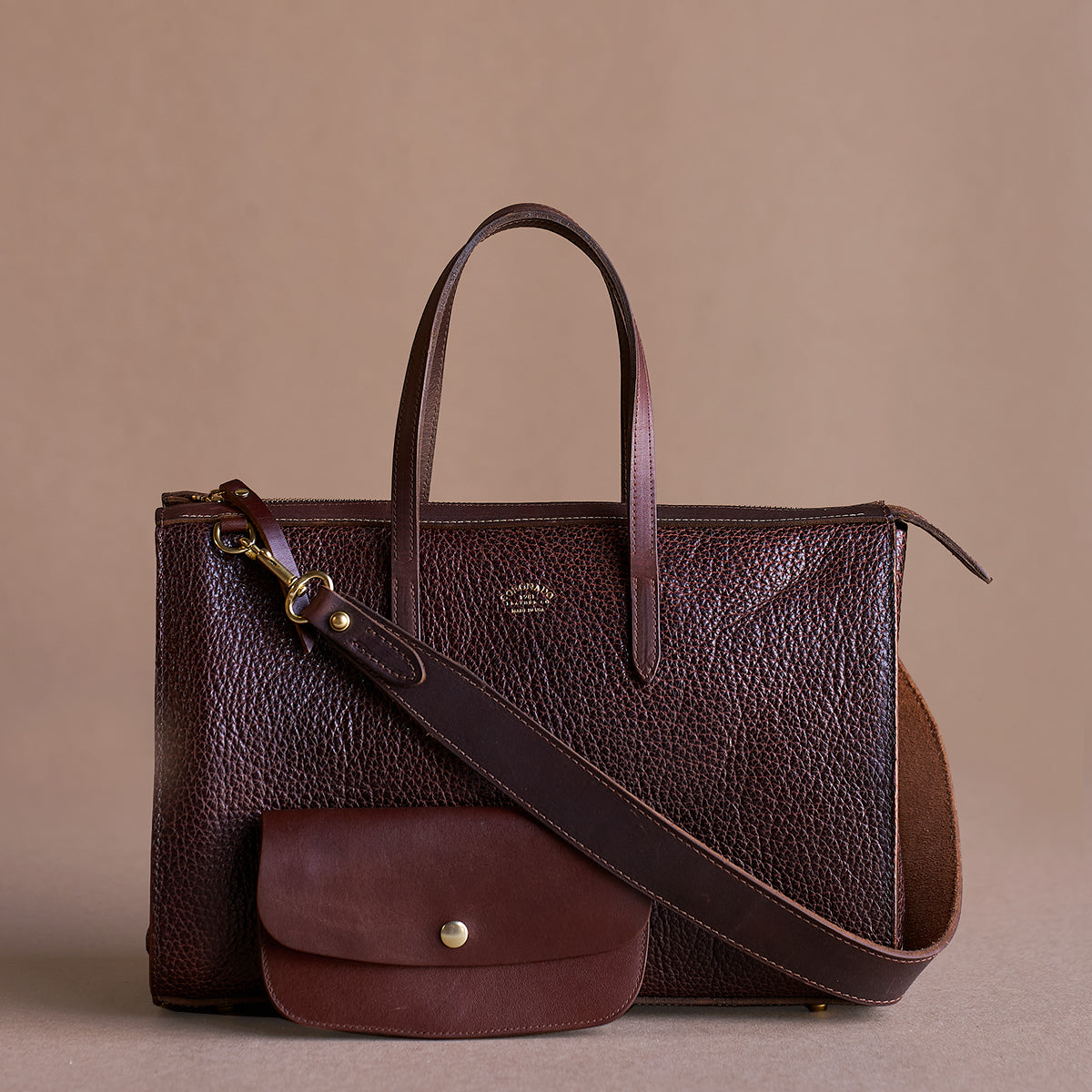 Adella Satchel No.600 | Horween® Bison Brown