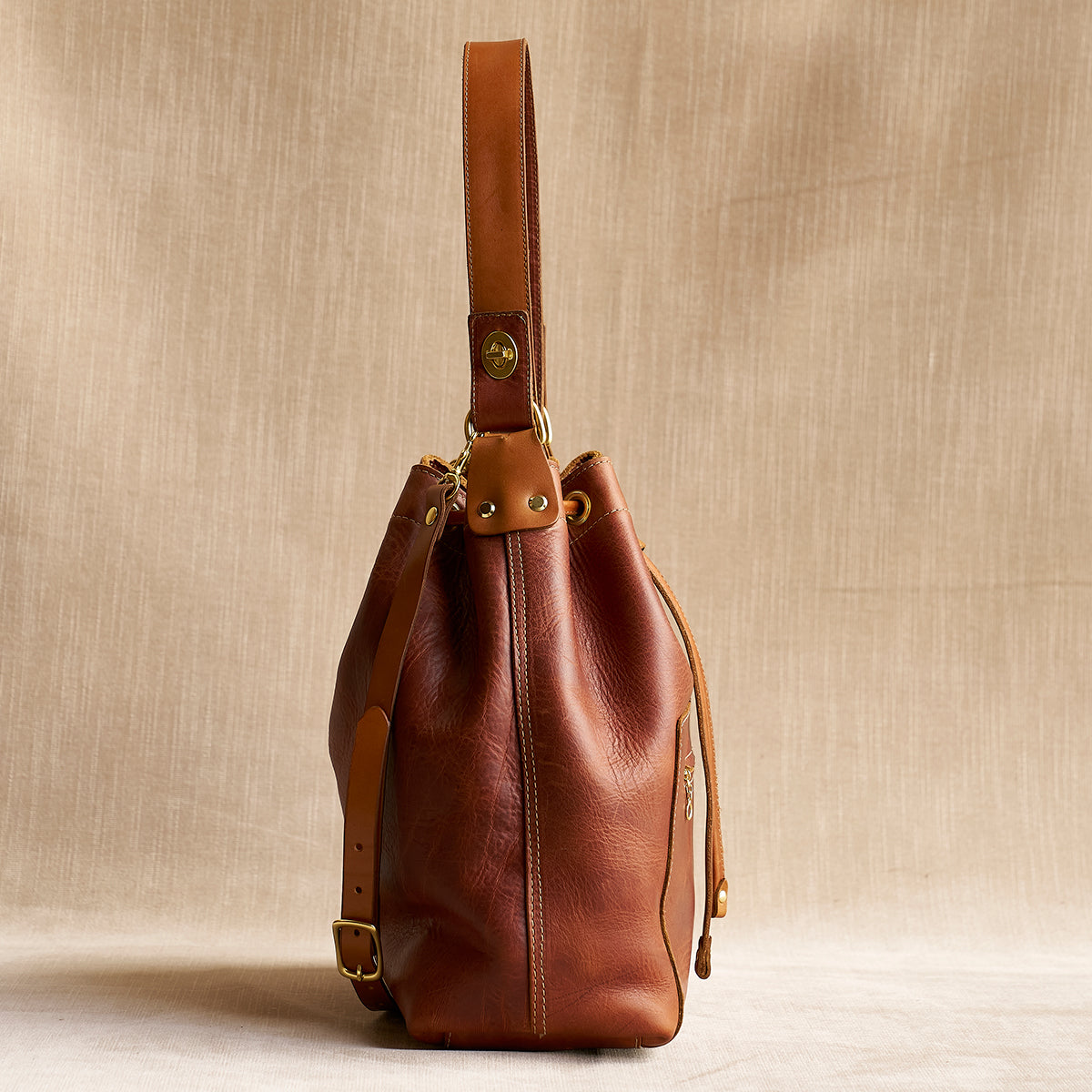 Jean Bucket Hobo | Saddle