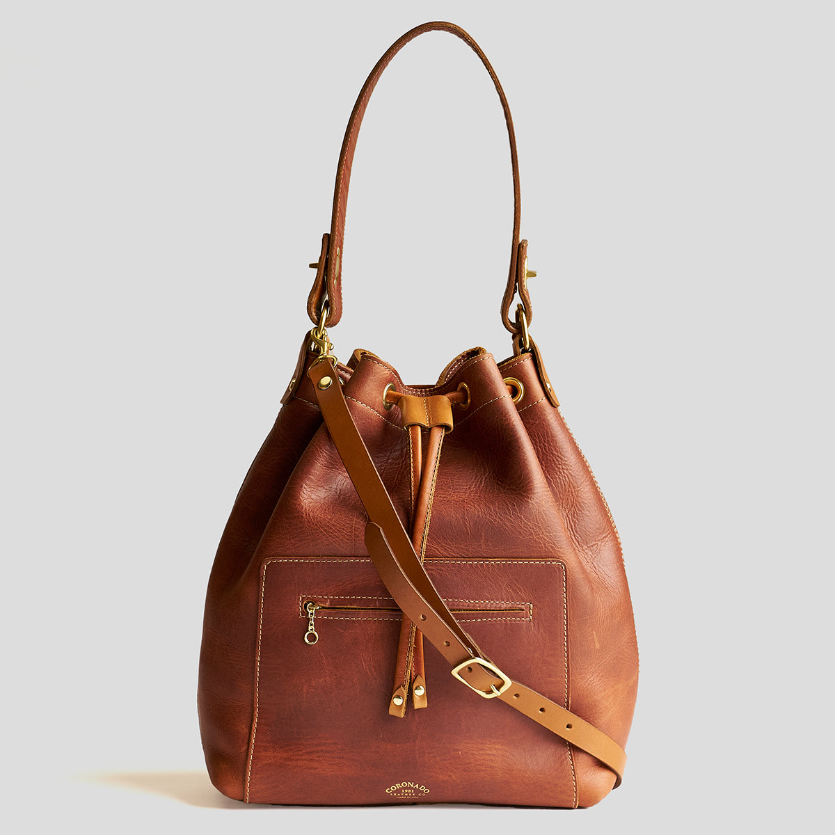 Jean Bucket Hobo | Saddle