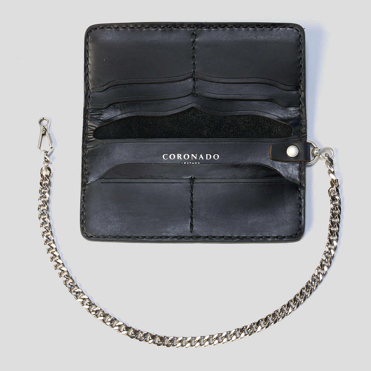 NO.830 Long Wallet | Shrunken Bison Black