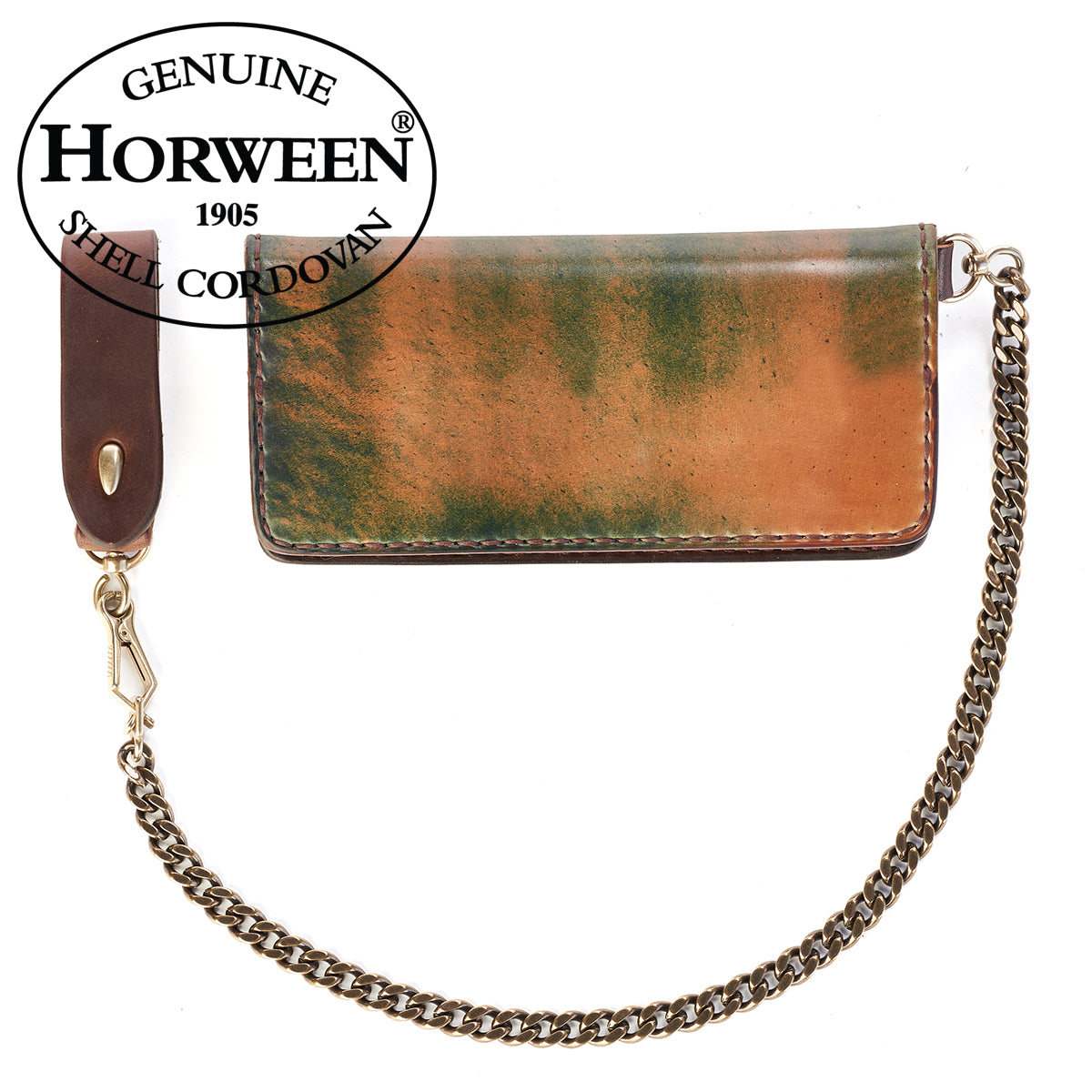 No.830 Horween® Shell Chain Wallet No.9