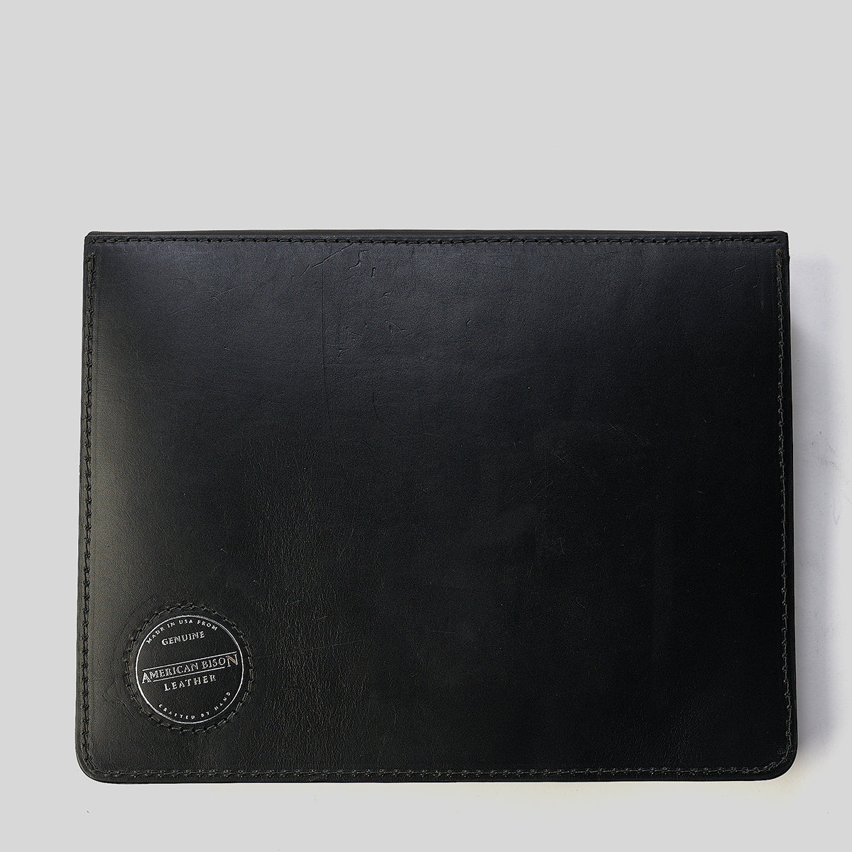 Shrunken Bison & Horween® Hard Cases | Black
