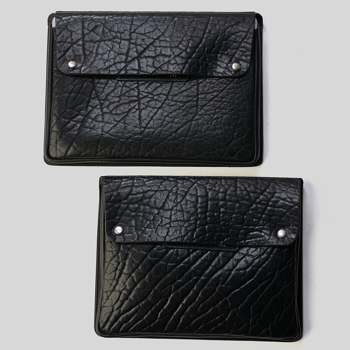 Shrunken Bison & Horween® Hard Cases | Black