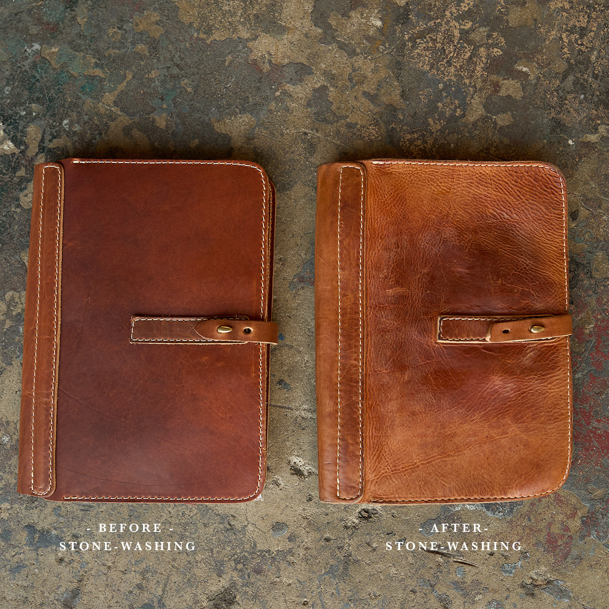 No. 901 Stone-Washed Folio | Indigo & Horse