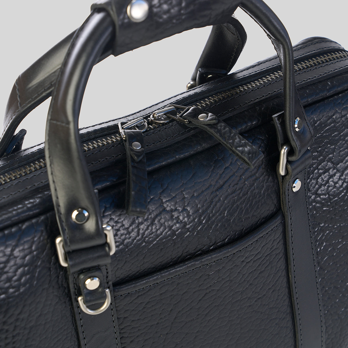 No.551 Bison Slim Briefcase | Black