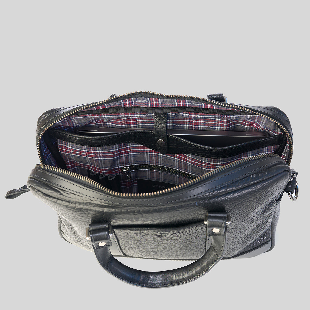 No.551 Bison Slim Briefcase | Black