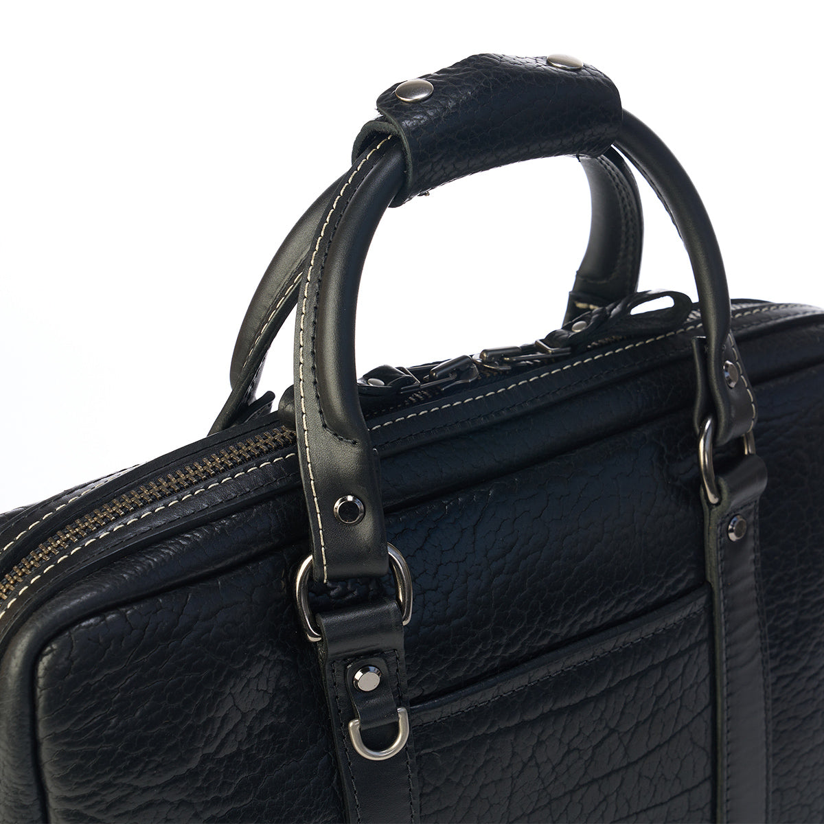 No.551 Bison Slim Briefcase | Black