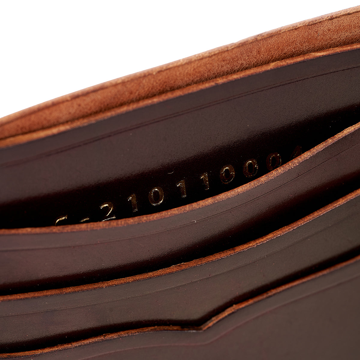 Shell Brogue Wallet No. 40 | Marble Green