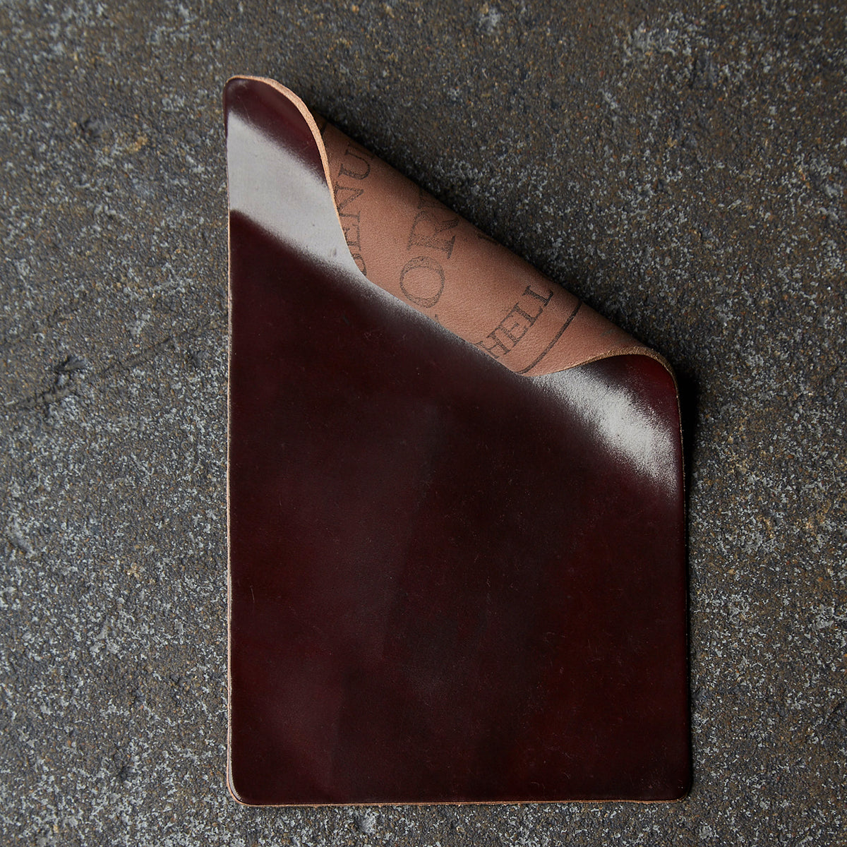 Shell Brogue Wallet No. 40 | Marble Green