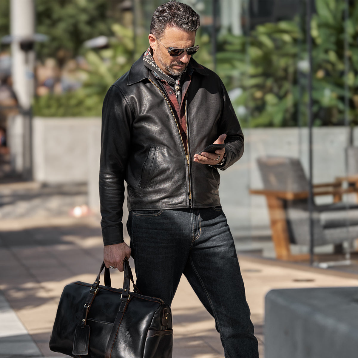 Classic Americana Bomber No.102 | Black
