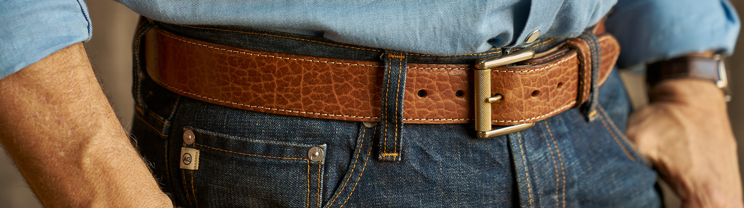 The No.100 Sedona Bison Belt