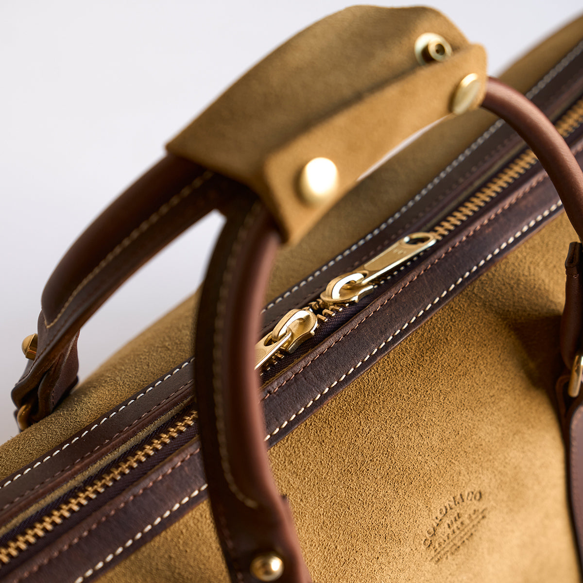 No.007 Duffel Travel Set | Coyote Suede & Latigo
