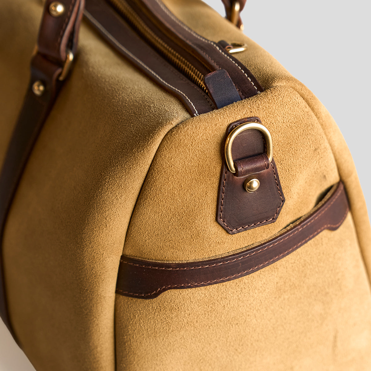 No.007 Duffel Travel Set | Coyote Suede & Latigo