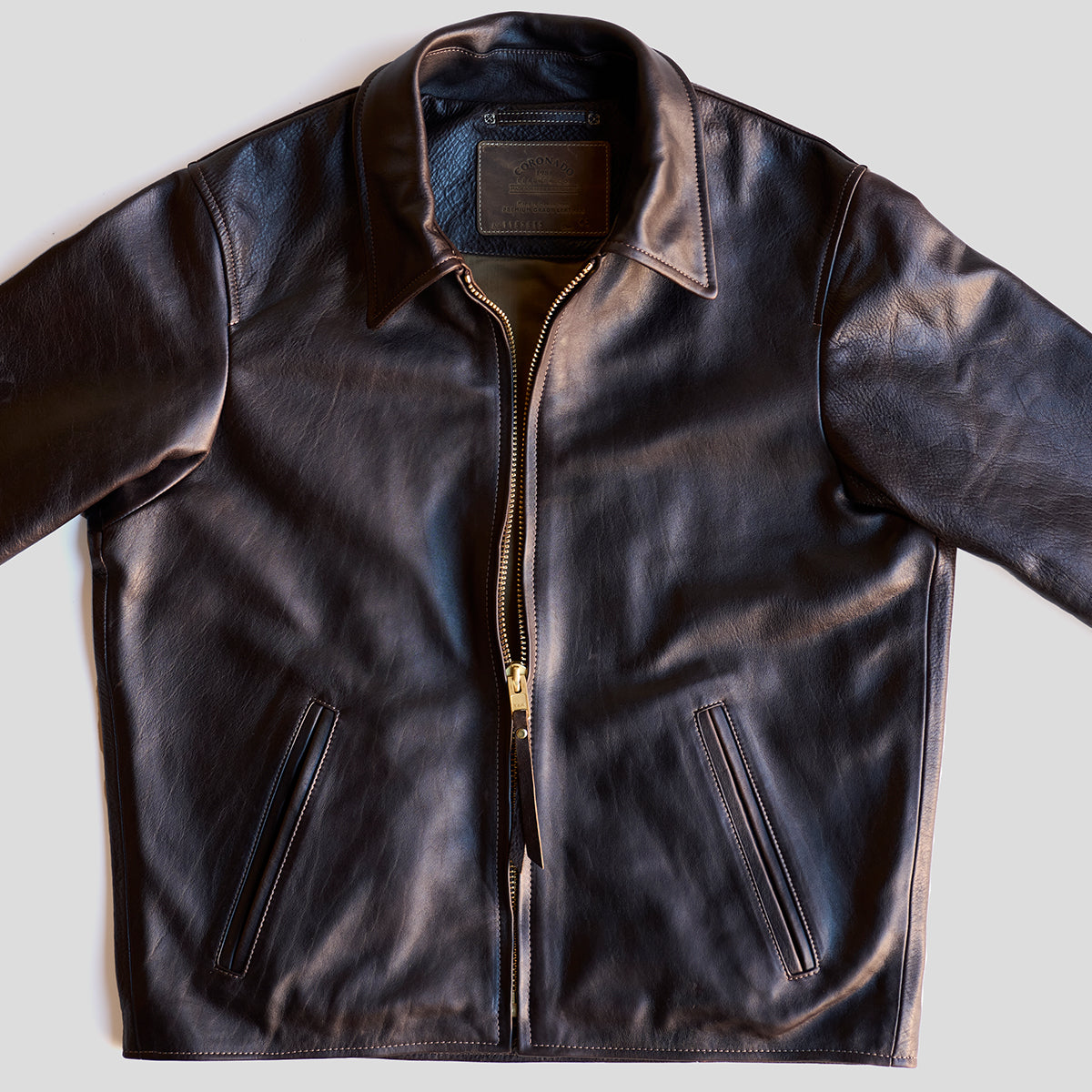 No.115 Classic Bomber | Horween® Horsehide Brown