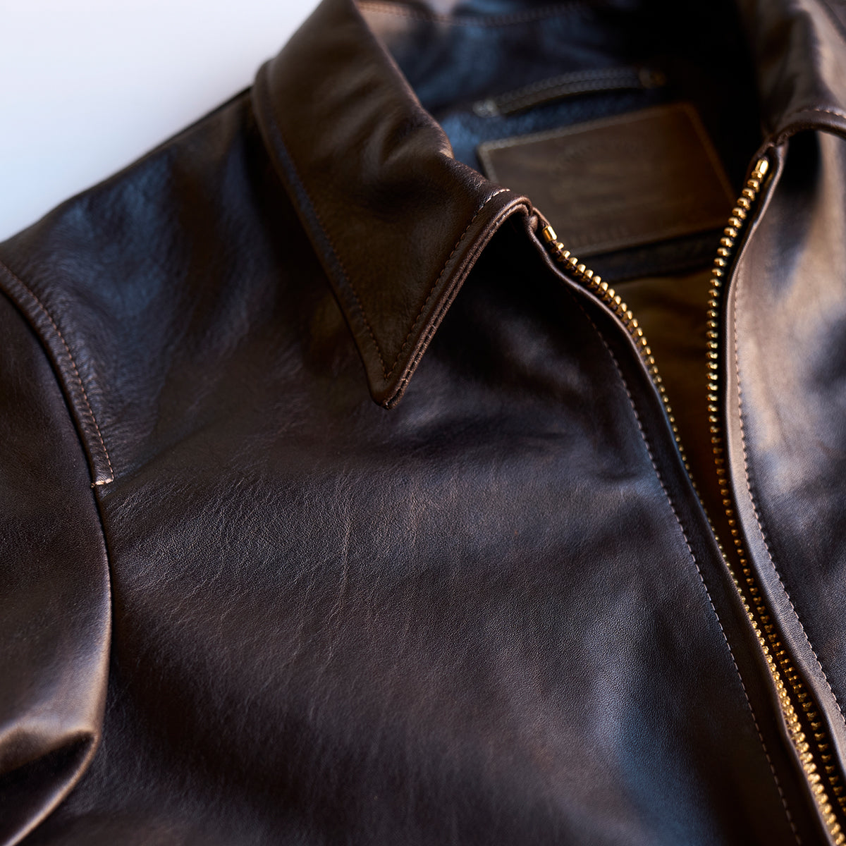 No.115 Classic Bomber | Horween® Horsehide Brown