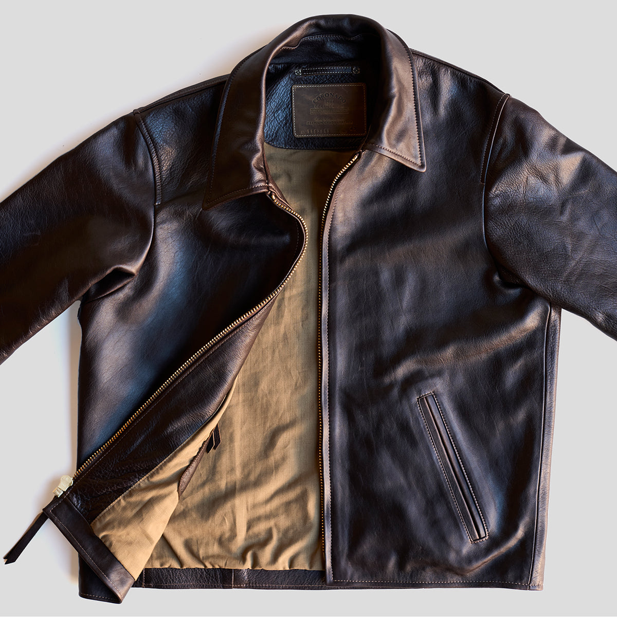No.115 Classic Bomber | Horween® Horsehide Brown