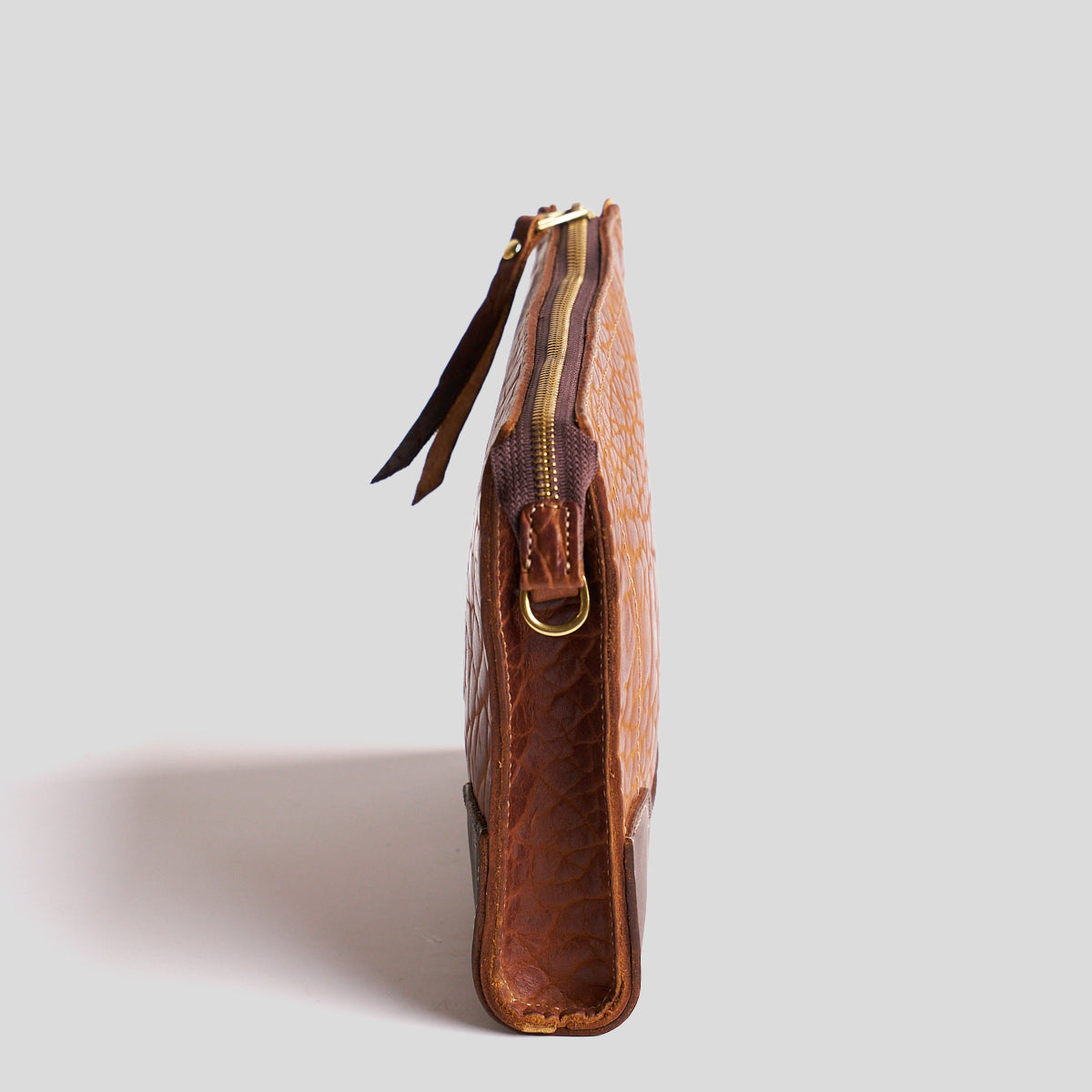 No.195 Bison Utility Pouch | Walnut