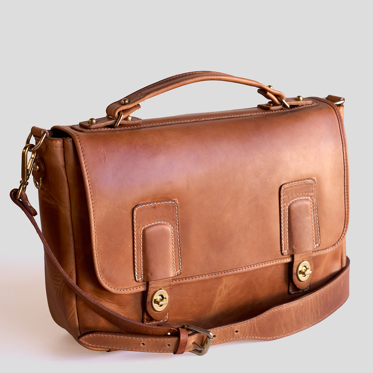 No.201 Americana Messenger | Horween® Natural