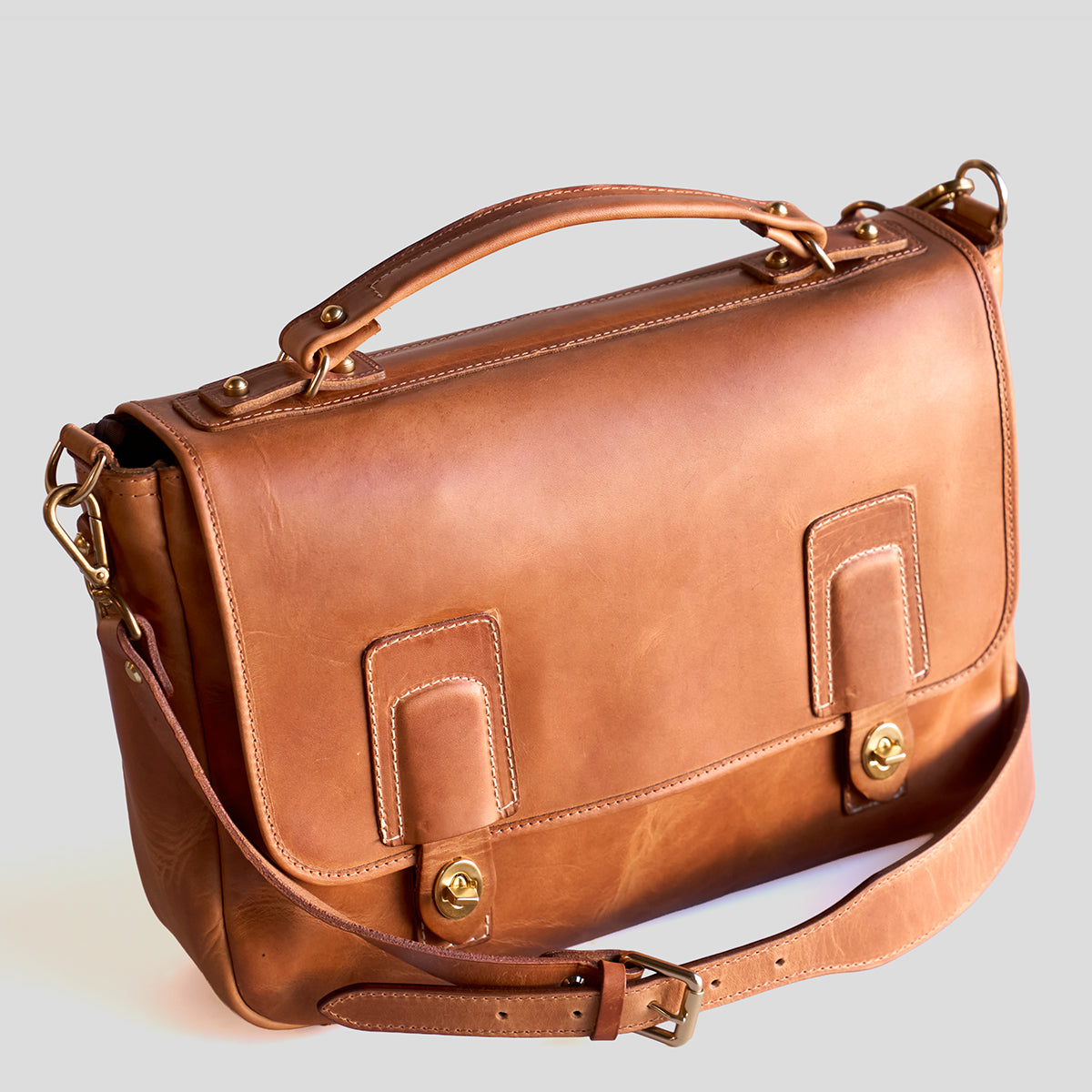 No.201 Americana Messenger | Horween® Natural