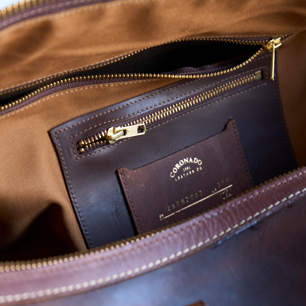 No.205 Duffel | Horween® Brown & Shell LE x10