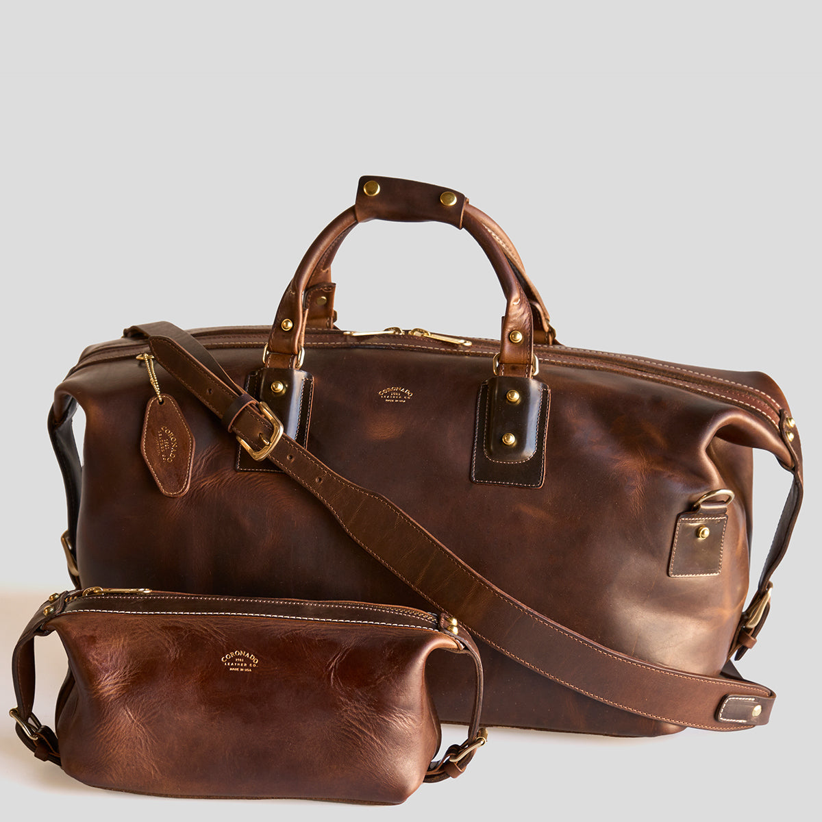 No.299 Travel Dopp | Horween® Brown Dublin & Shell LE
