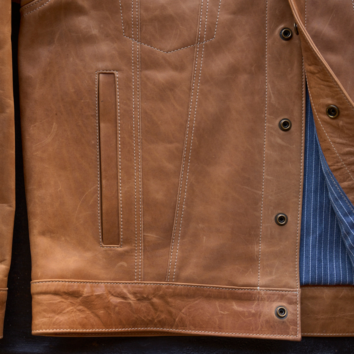 No.210 Dean | Horween® DHF Natural Horsehide LE