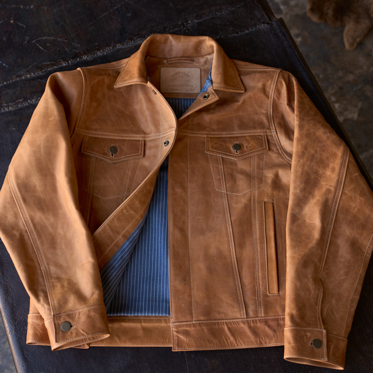 No.210 Dean | Horween® DHF Natural Horsehide LE