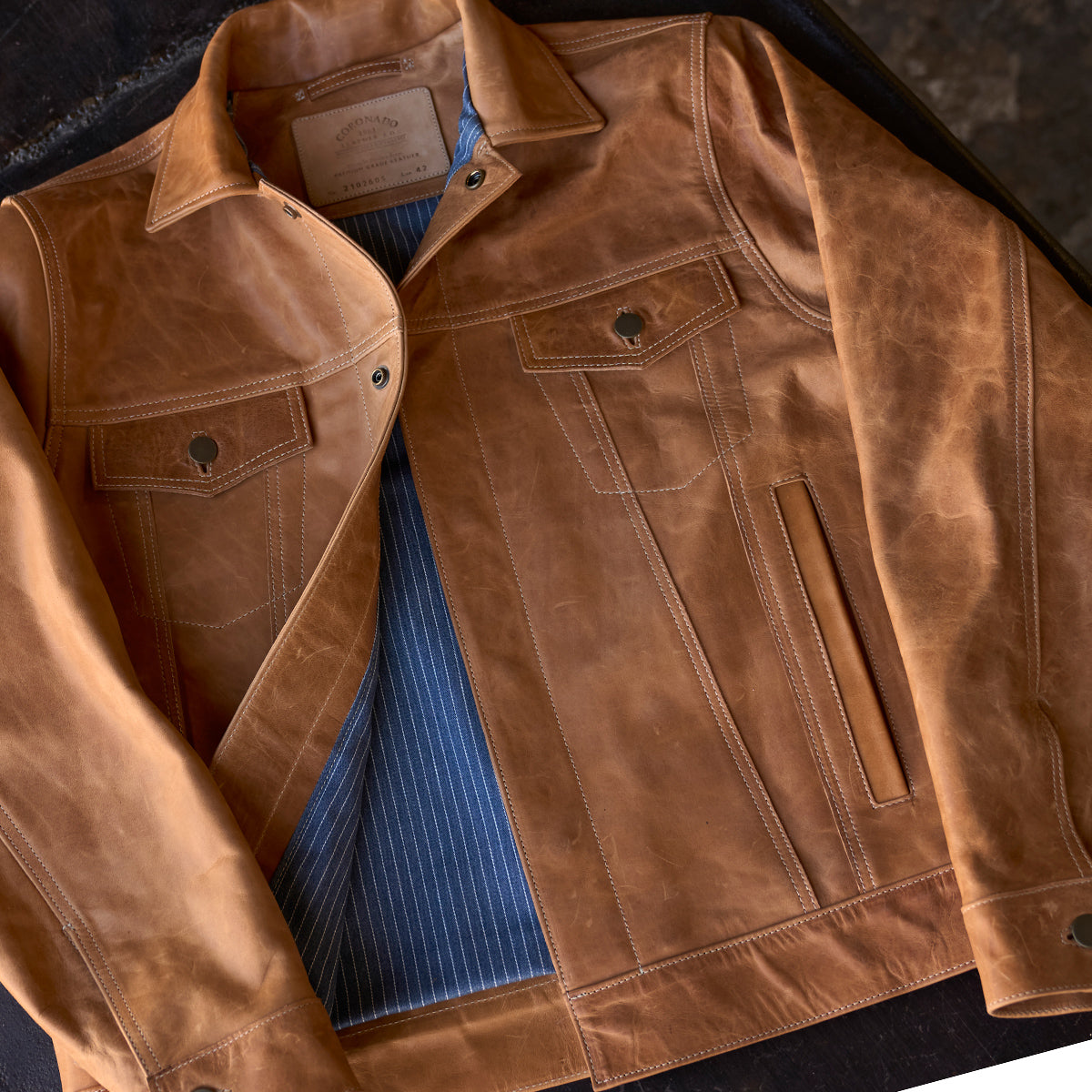 No.210 Dean | Horween® DHF Natural Horsehide LE