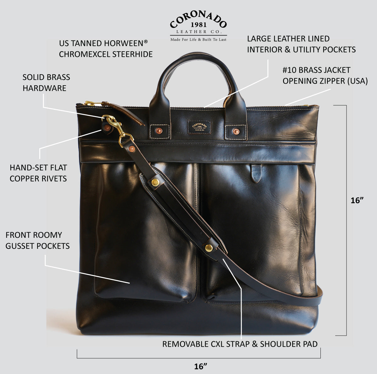 No.160 Primo Tote | CXL® Black