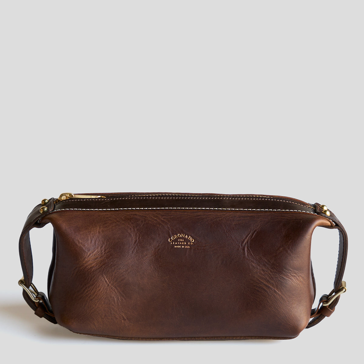 No.299 Travel Dopp | Horween® Brown Dublin & Shell LE