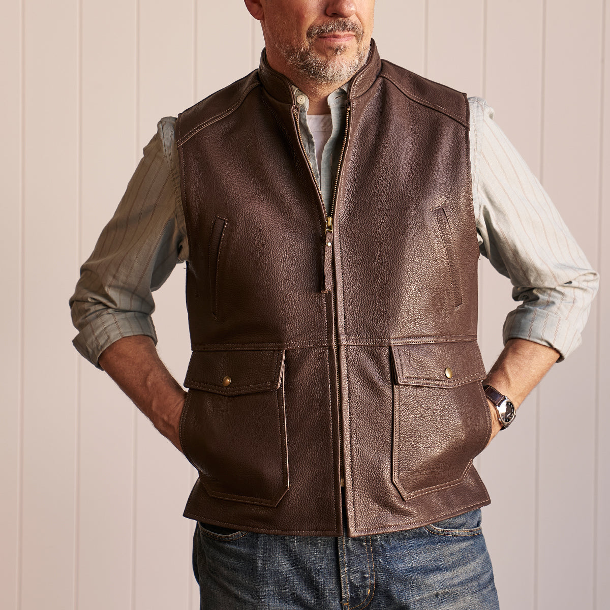 NO.330 Shelby II Vest | Stagecoach Tan