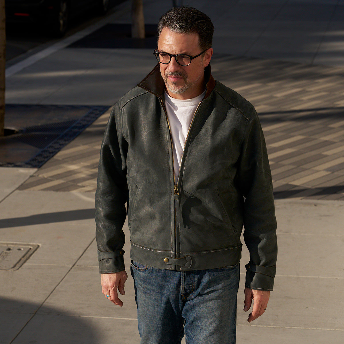 No.69 Union Jacket | Olive-Tanned Horsehide (Coyote)