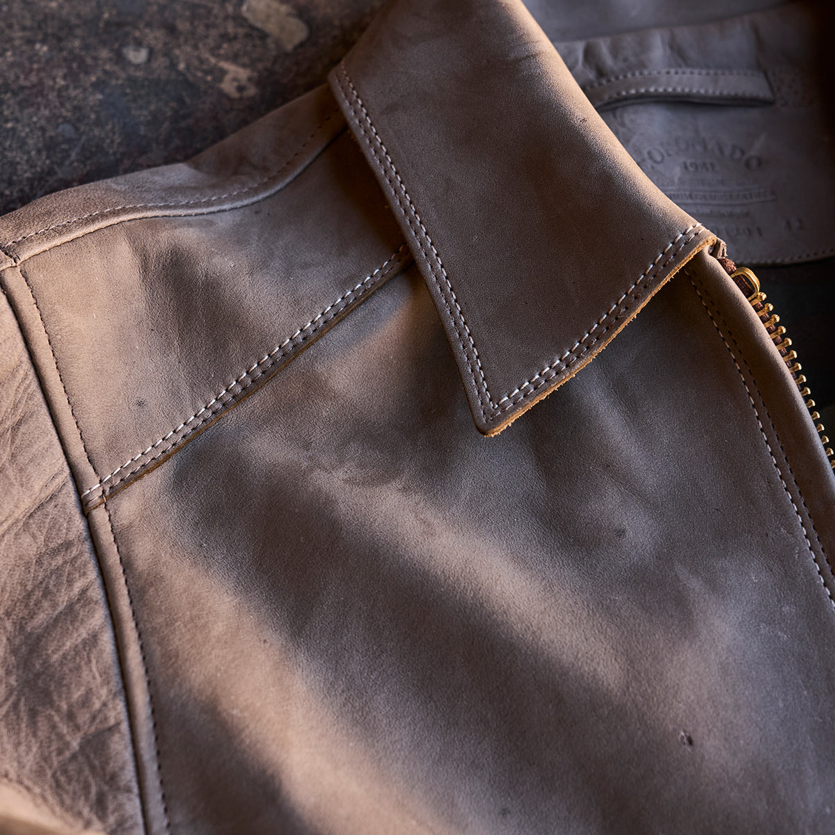 No.69 Union Jacket | Olive-Tanned Horsehide (Coyote)