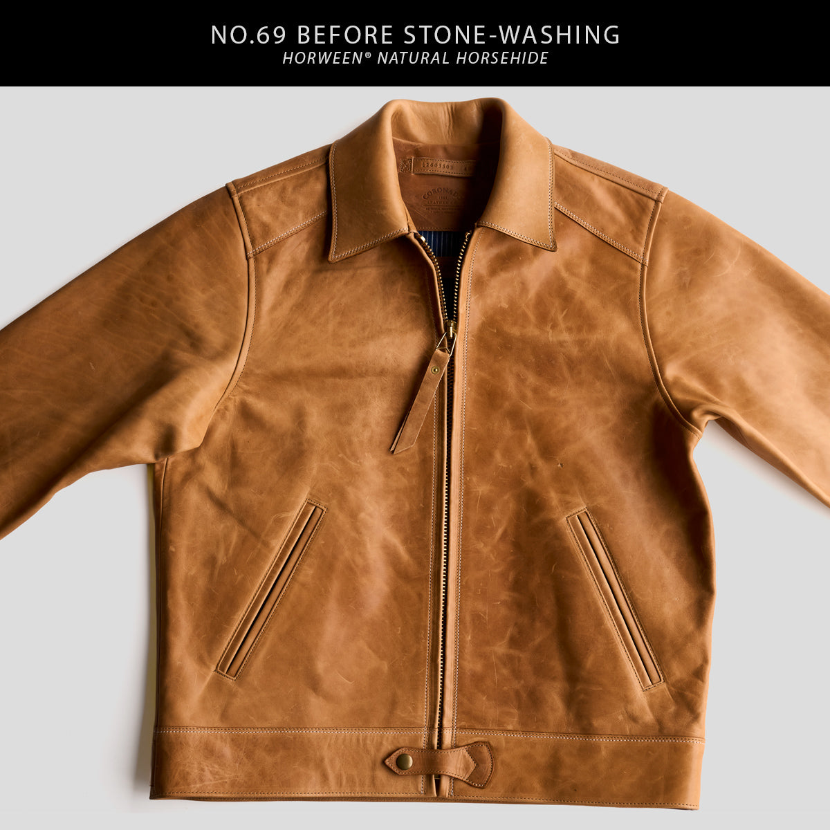 No.69 Union Jacket | Stone-Washed Horween® DHF Horsehide