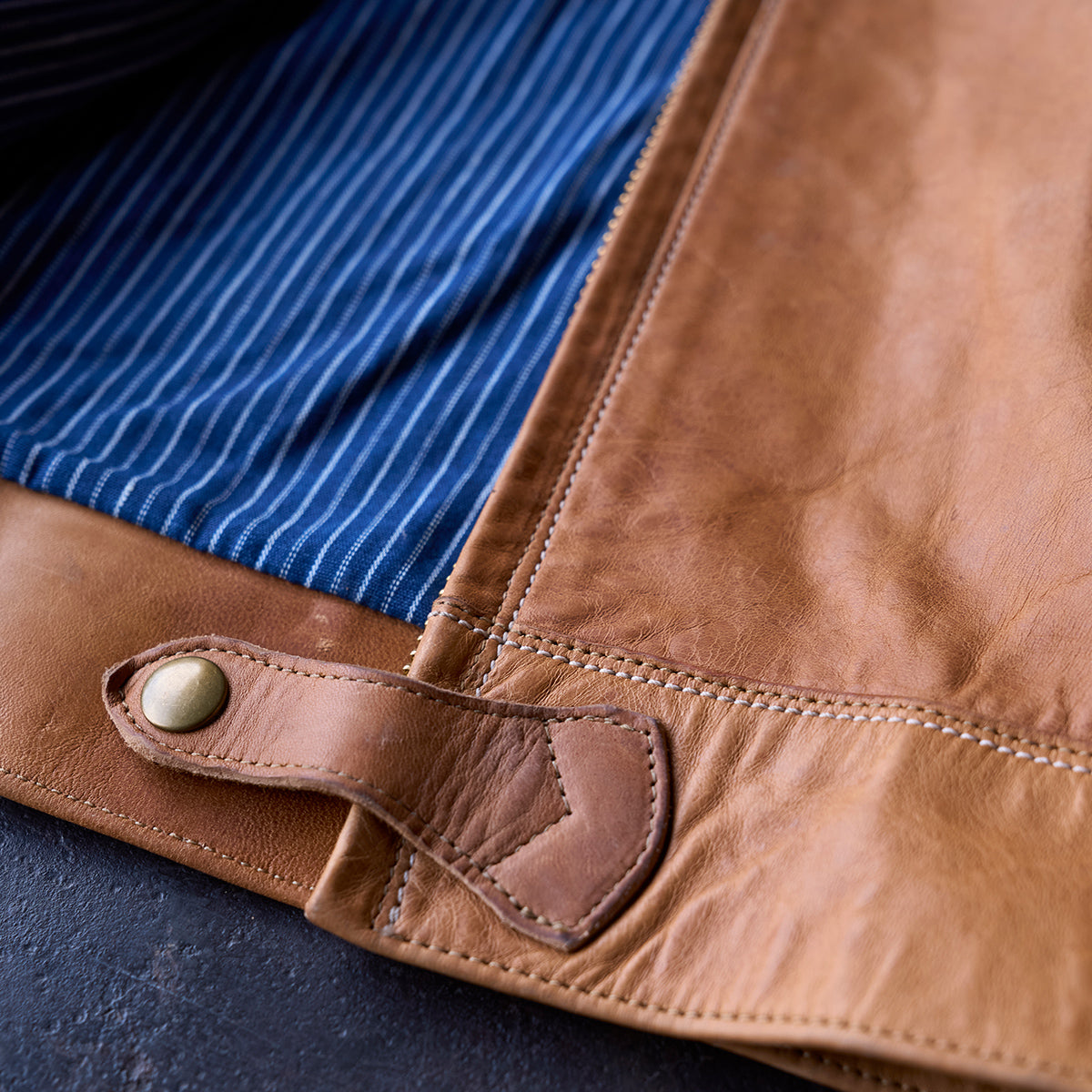 No.69 Union Jacket | Stone-Washed Horween® DHF Horsehide
