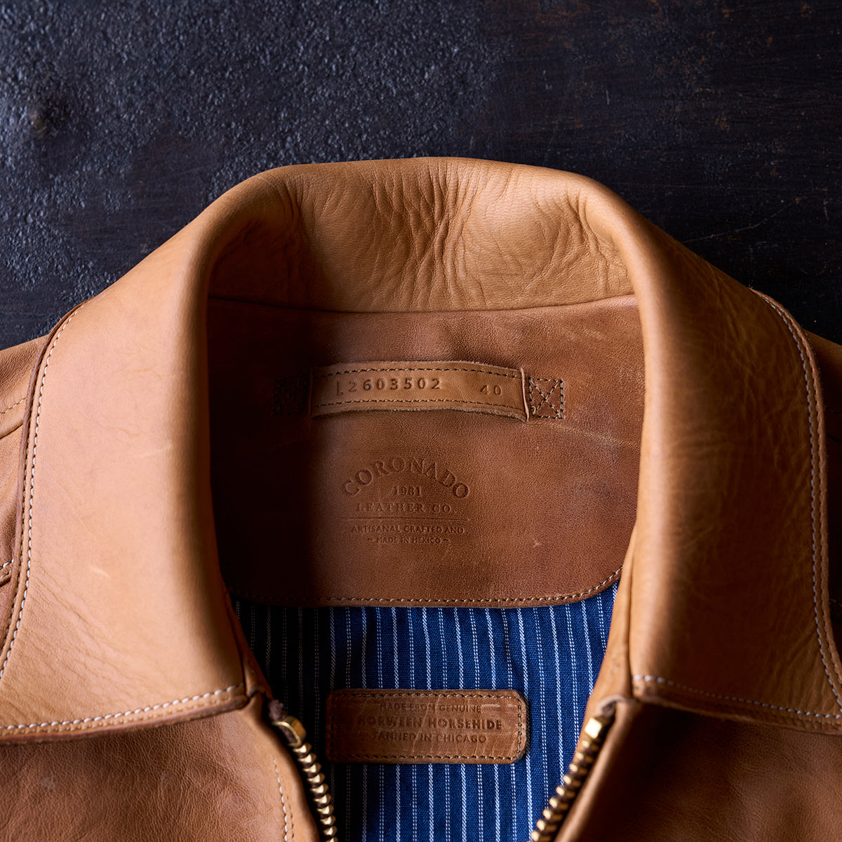 No.69 Union Jacket | Stone-Washed Horween® DHF Horsehide