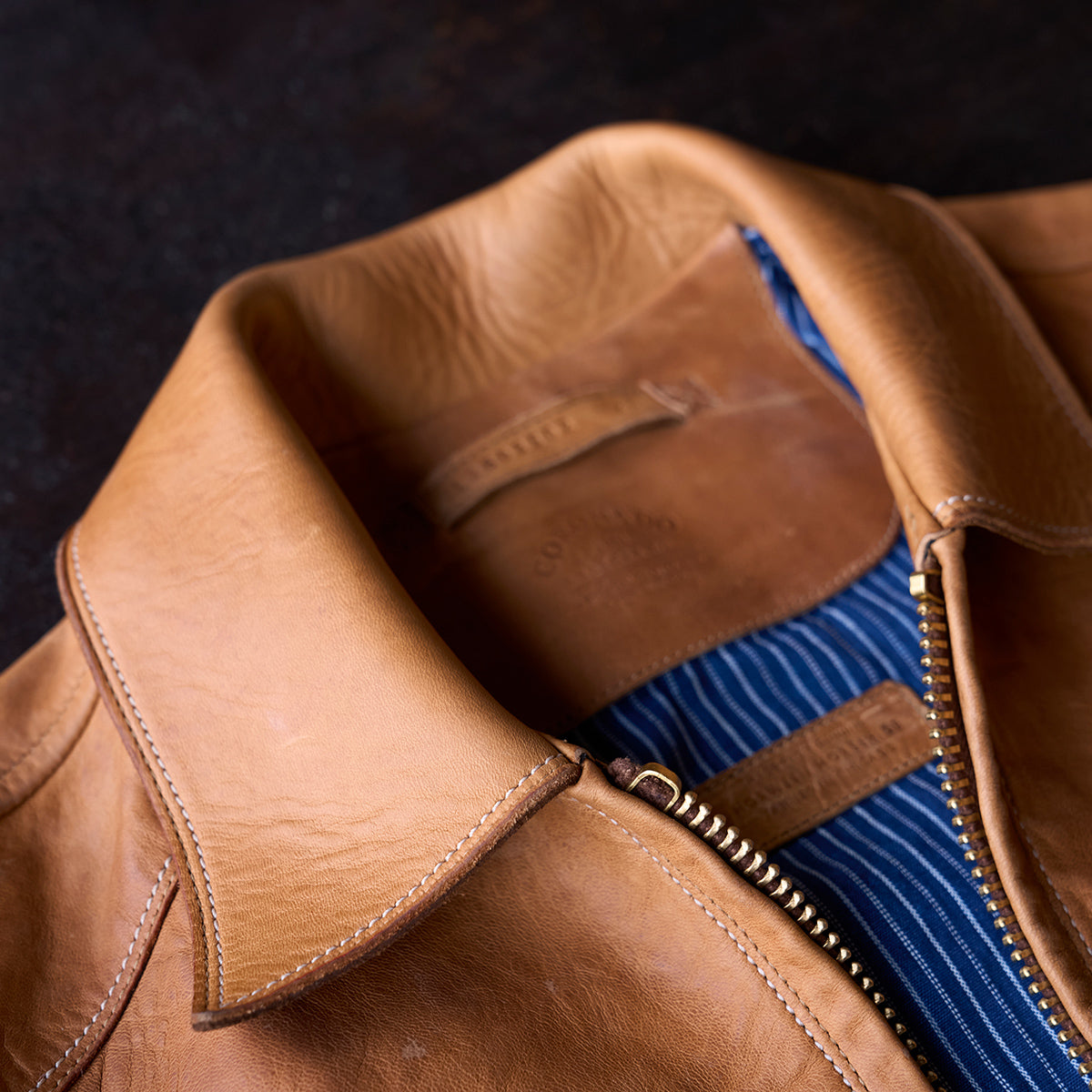 No.69 Union Jacket | Stone-Washed Horween® DHF Horsehide