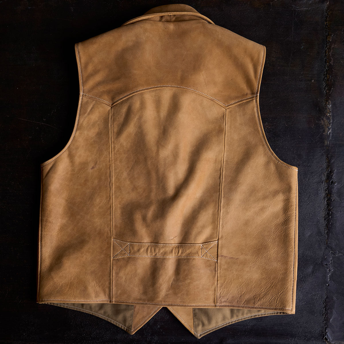 No.39 Nubuck Bison Ranchers Vest | NEW
