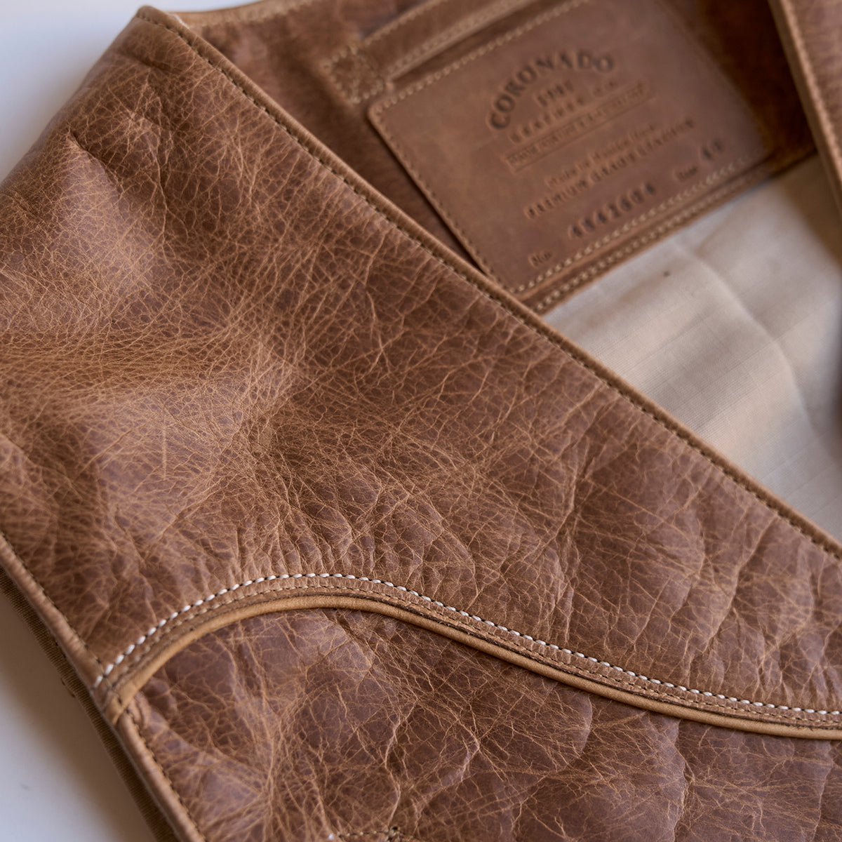 No.484 Vaquero Vest | Stagecoach Tan