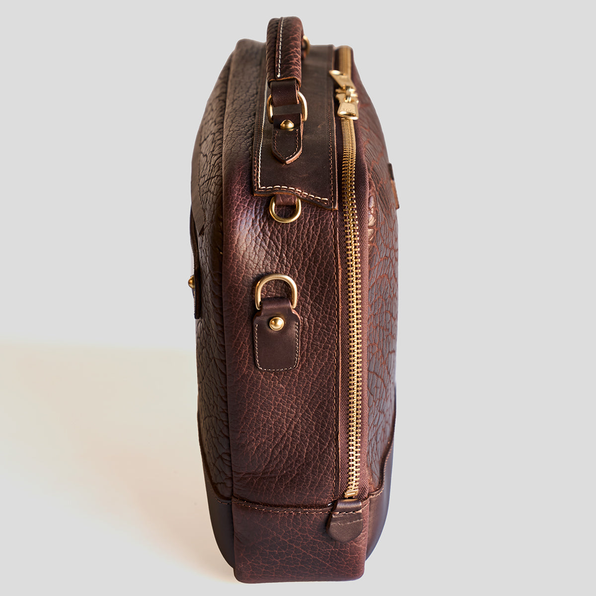 No.540 Attaché Case | LE Bison Brown