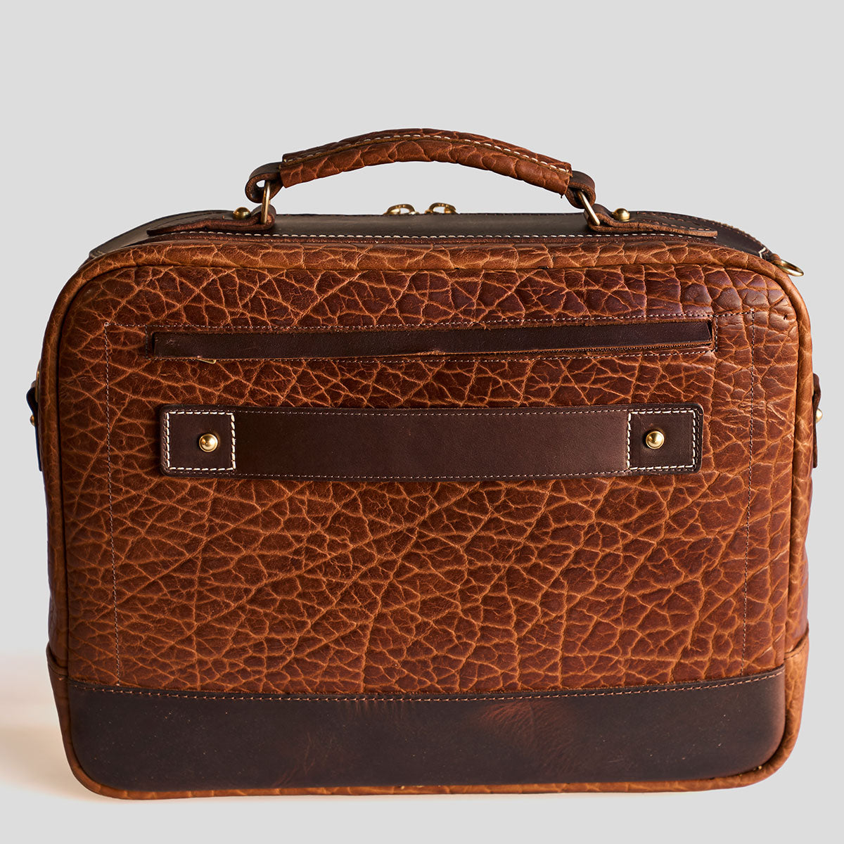 No.540 Attaché Case | LE Bison Walnut