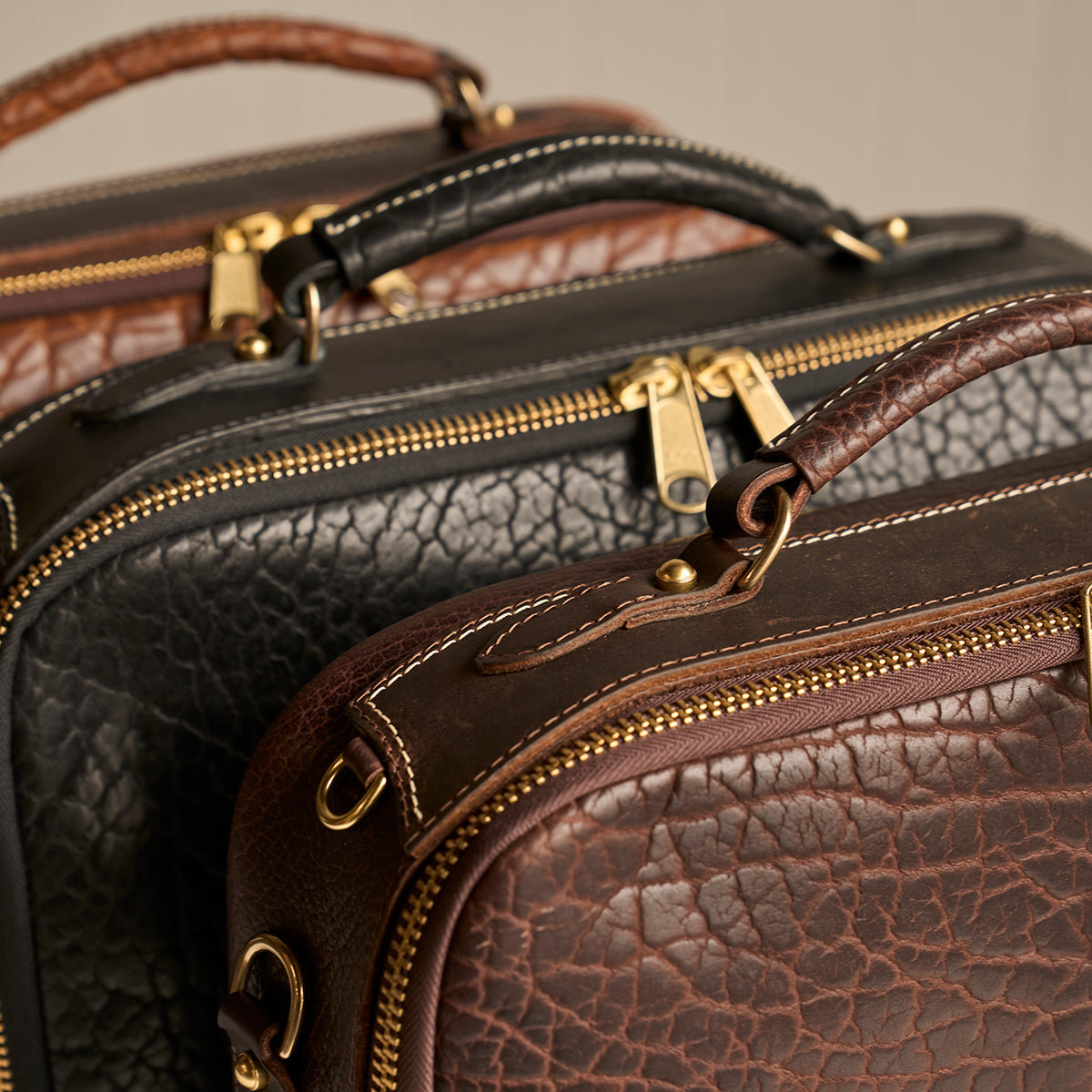 No.540 Attaché Case | LE Bison Brown