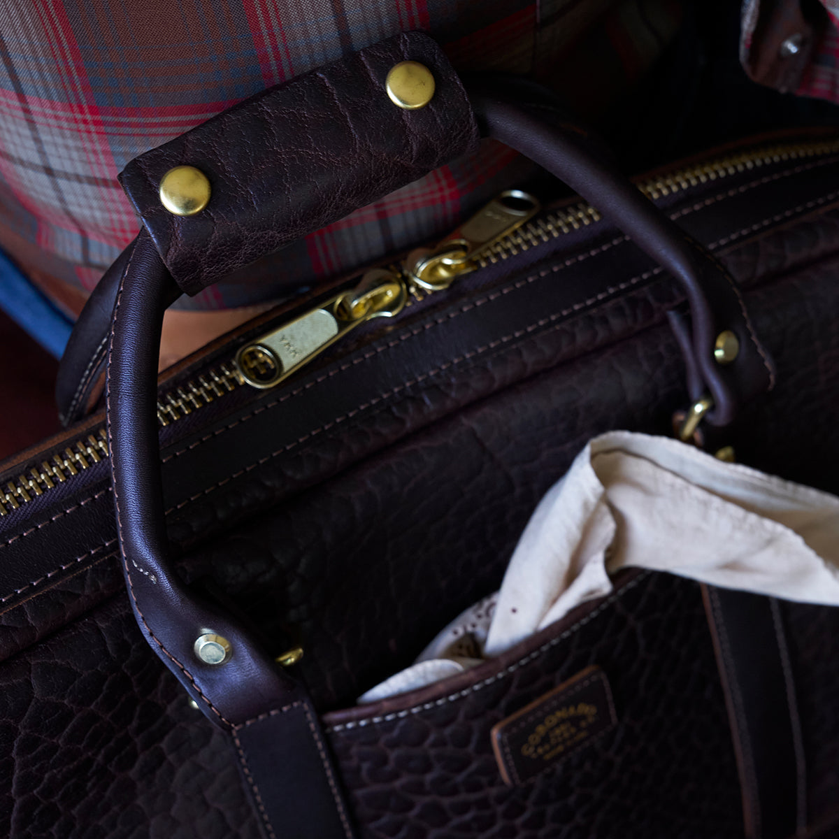 No.551 Slim Briefcase | Bison Brown