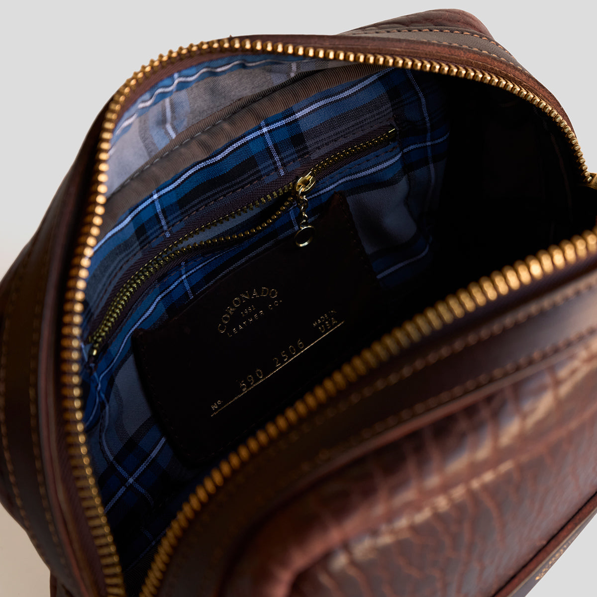 NO.590 Bison Travel Kit | Brown