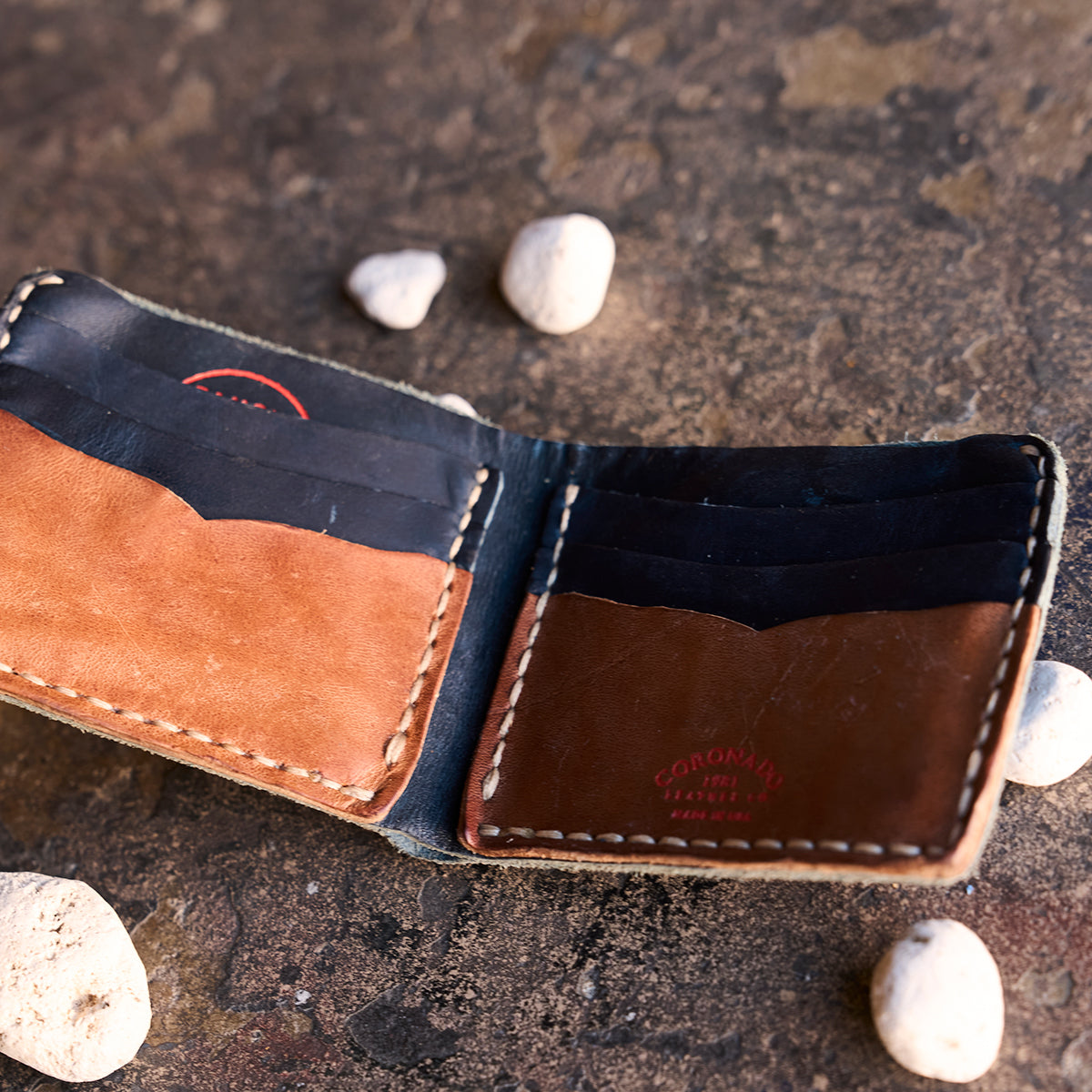 No.623 Stone-Washed Wallet | Horween® Indigo